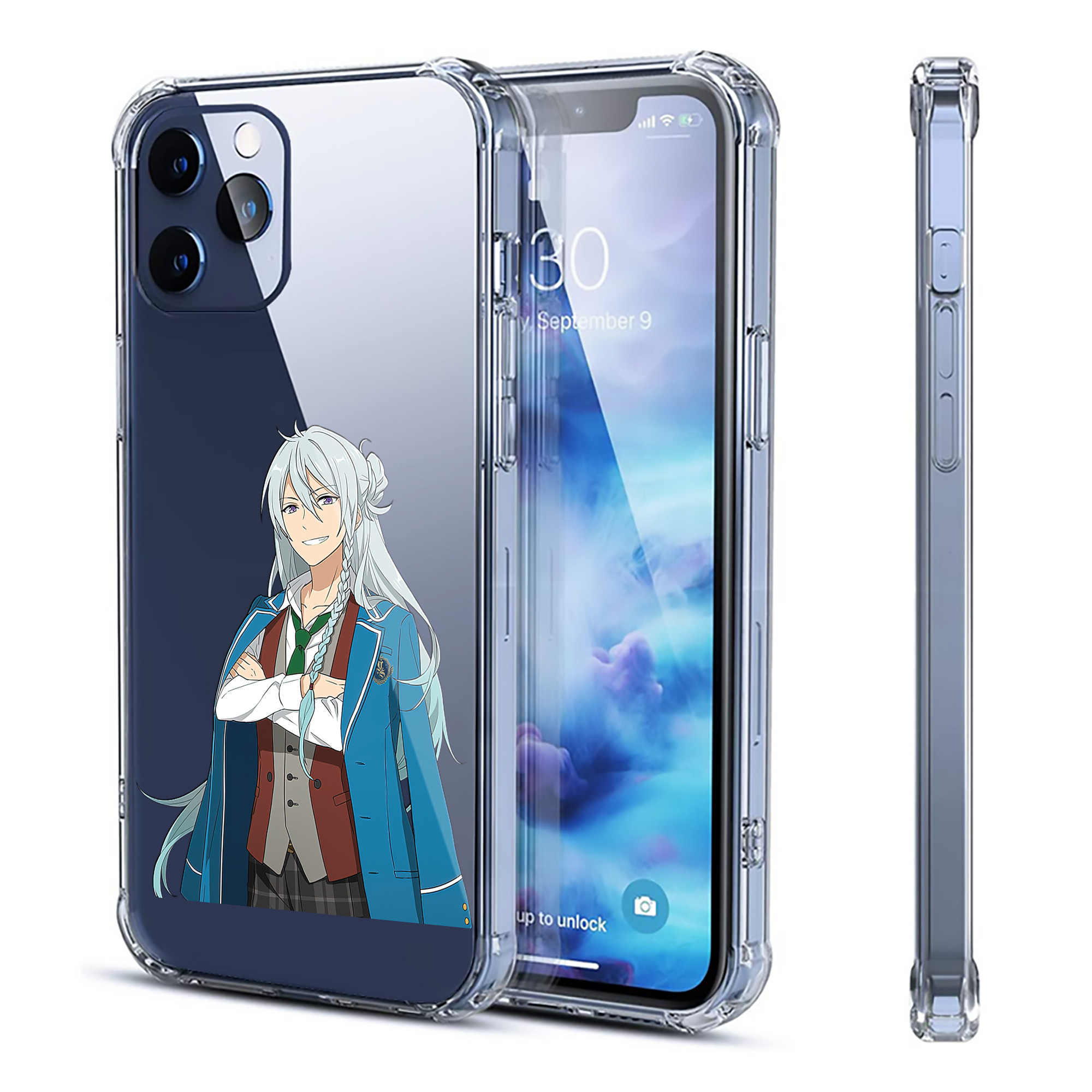 （画像用） あんさんぶるスターズ! Ensemble Stars 【iPhone 12シリーズ対応】透明スマホケース（クリアソフトケース）